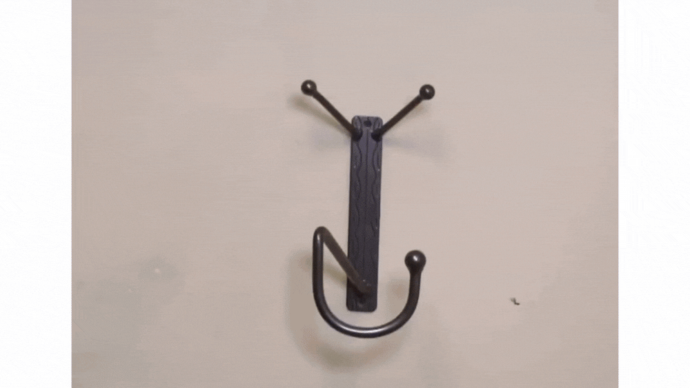 Golf Bag Holder: Metal Wall Hooks For Golfing Equipment, Golfer Gift For Golf Coach! Home & Pro Shop Golf Bag Holders Made By Practical Art!