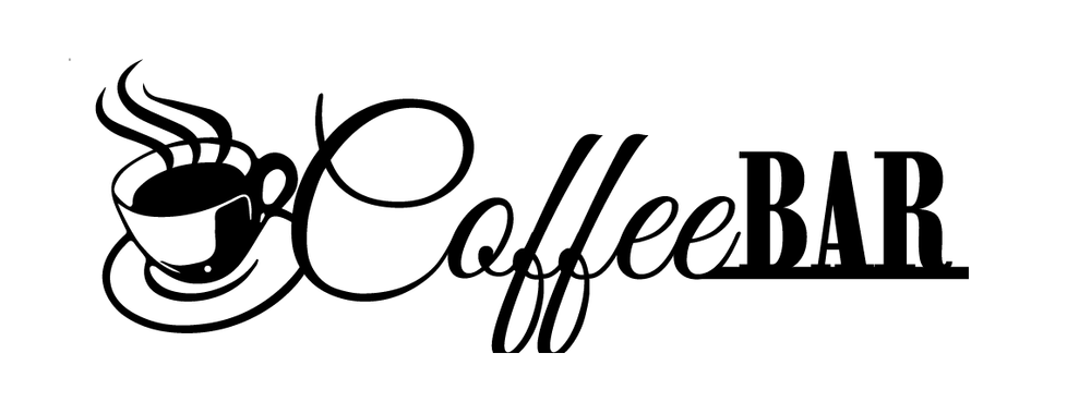 Coffee Bar Metal Sign, Metal Art Wall Decor For Coffee Station