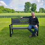 Personalized Memorial Benches Engraved  | Made In Canada Ontario