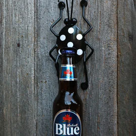 Bottle Opener For Walls: Metal Beer Bug Wall-mounted Bottle Openers