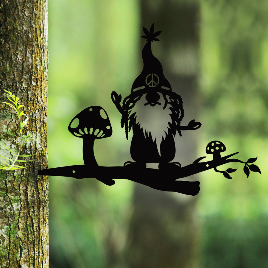 Hippy G - Metal Gnomes Collection - Gnome on Branch