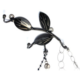 Leaf, Vine, Hook, Jewellery Hook, Jewelry Hook, Key Hook, Coat Hook, Towel Hook, Holder, Metal, Wall Mount, Small, Unique