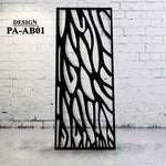 Laser Cut Metal Privacy Screen Abstract Design AB01 Outdoor Privacy Screen
