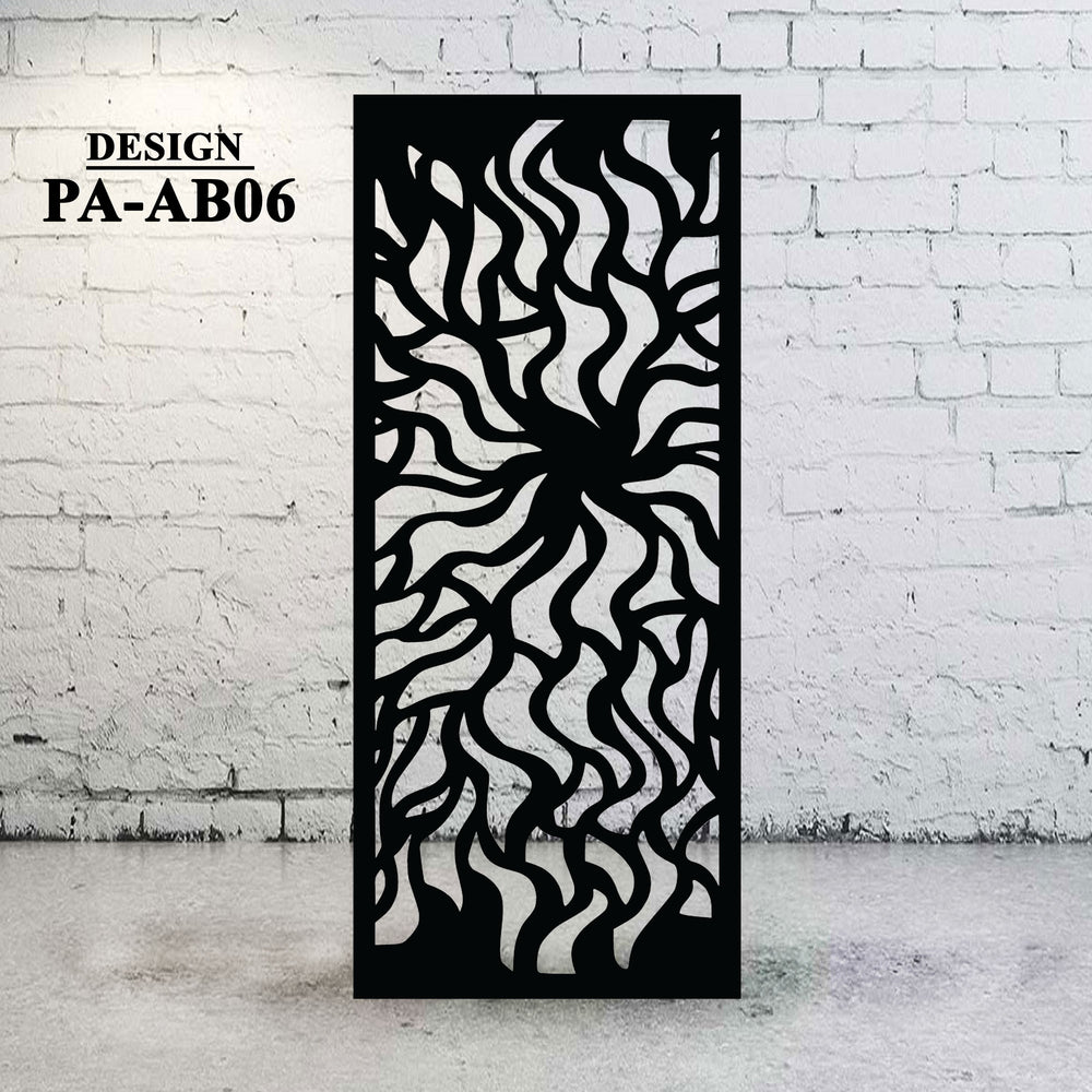 Metal Decorative Driveway Panels Abstract Design AB06
