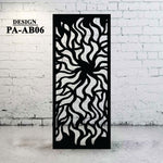 Metal Decorative Driveway Panels Abstract Design AB06