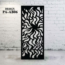 Metal Decorative Driveway Panels Abstract Design AB06