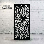 Metal Decorative Driveway Panels Abstract Design AB06