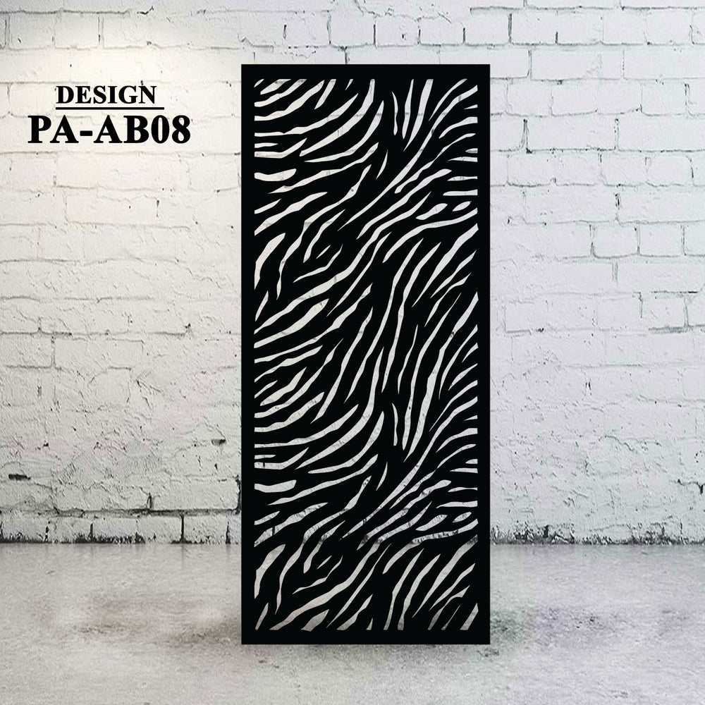 Laser Cut Metal Driveway Privacy Screen AB08