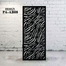 Laser Cut Metal Driveway Privacy Screen AB08