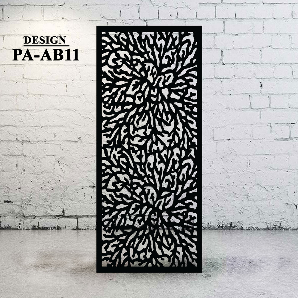 Laser Cut Metal Driveway Panels AB11
