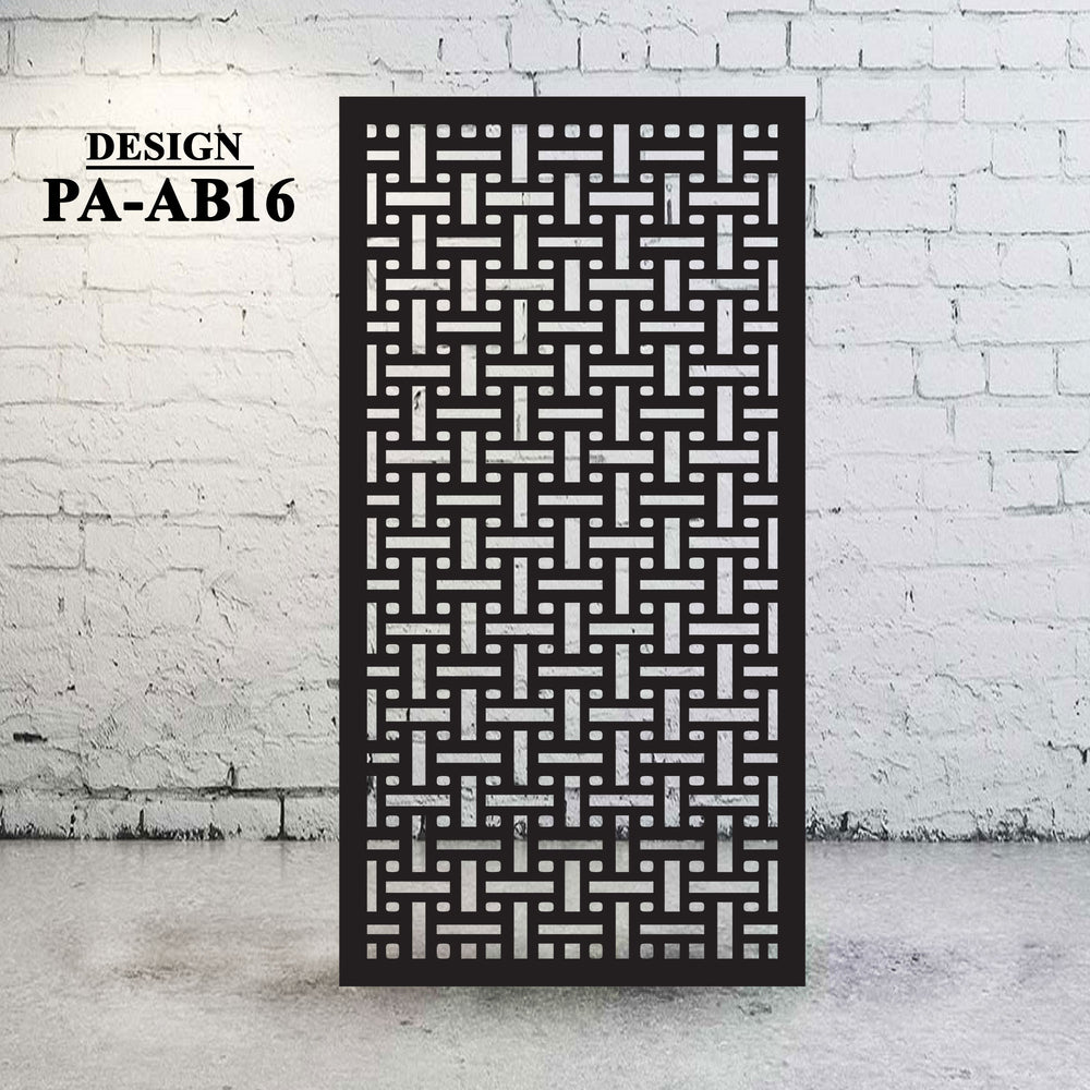 Metal Decorative Panel Design #AB16 - Laser Cut - Canadian Made