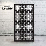 Metal Decorative Panel Design #AB16 - Laser Cut - Canadian Made