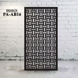 Metal Decorative Panel Design #AB16 - Laser Cut - Canadian Made