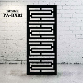 Laser Cut Metal Privacy Screen Backyard Box Design BX02