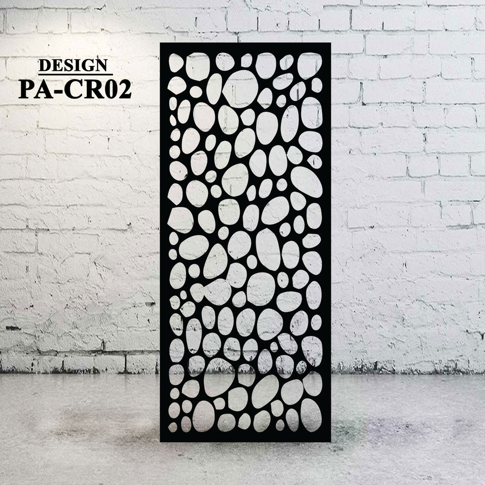 Laser Cut Metal Panels Circular Backyard Design CR02