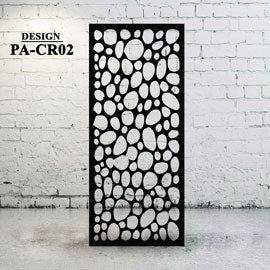 Laser Cut Metal Panels Circular Backyard Design CR02