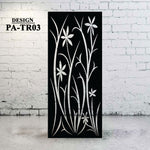 Laser Cut Metal Fence Decorative Privacy Screen - Tree Design TR03