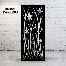 Laser Cut Metal Fence Decorative Privacy Screen - Tree Design TR03