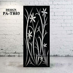 Laser Cut Metal Fence Decorative Privacy Screen - Tree Design TR03