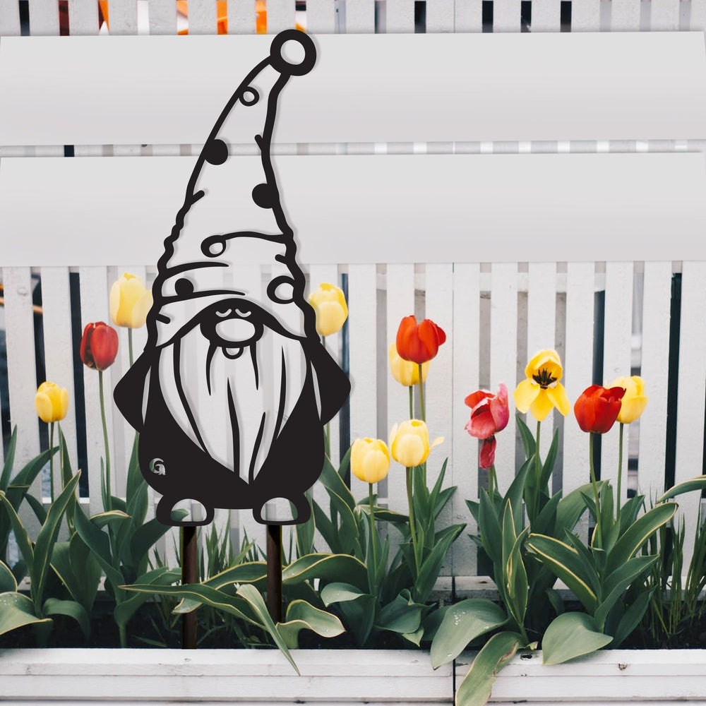 Gnome Metal Art Vintage Garden Décor Idea Collection - Sleepy G
