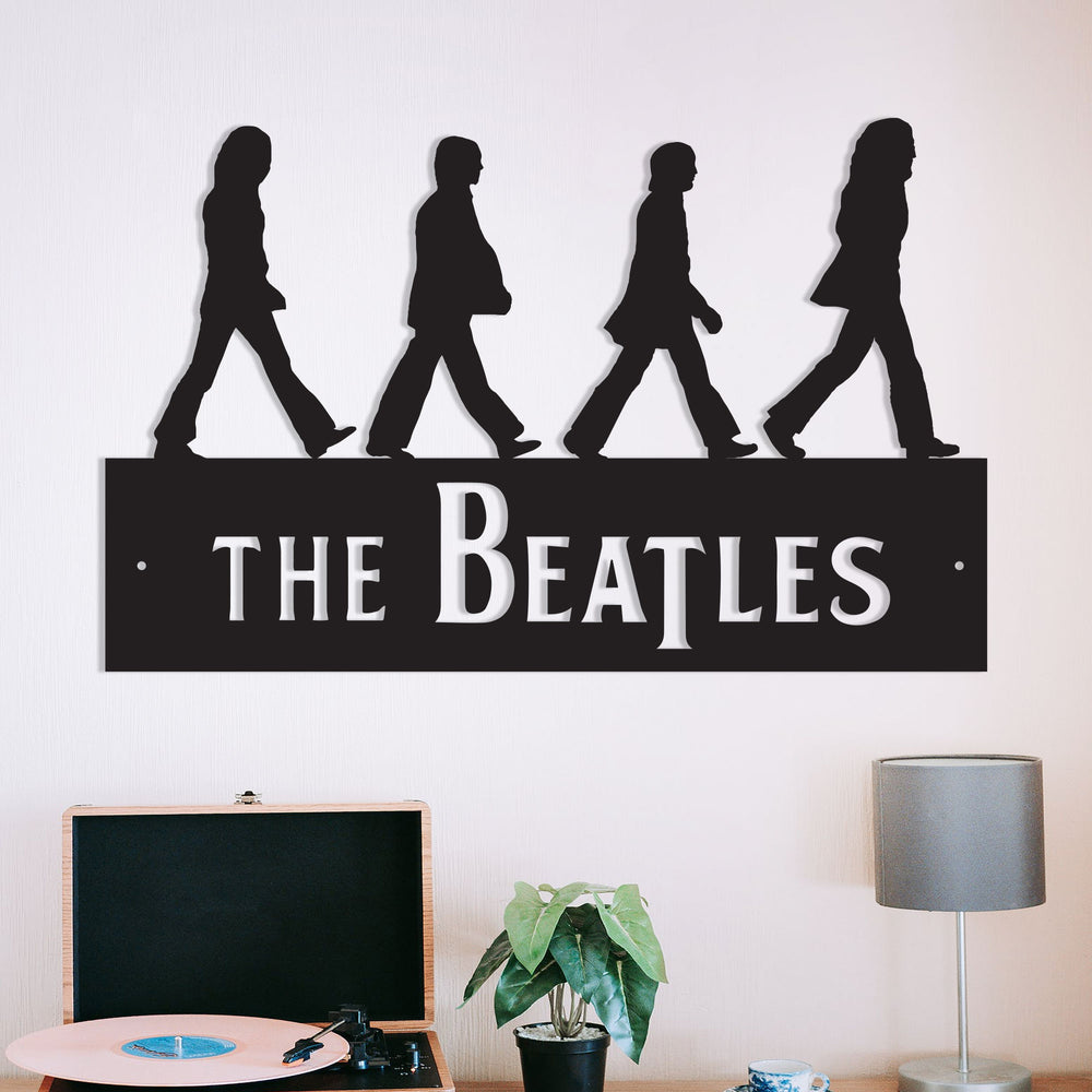 The Beatles metal wall decor , mancave decor, metal wall art