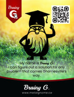 Steel Branch Gnomes Metal Art Yard Décor Collection - Brainy G