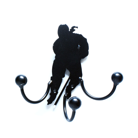Female Ringette Award Holder Ringette Players Medal Display Award Holders Metal Art Wall Hook