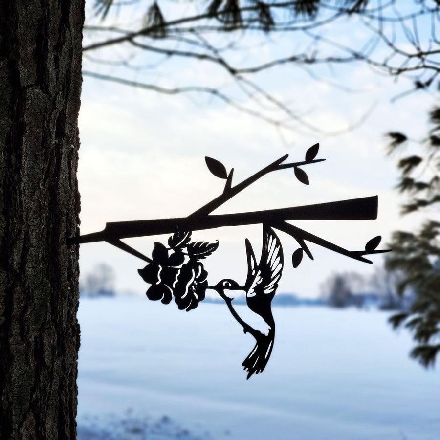 Hummingbird Metal Birds Outdoor Decor | Practical Art