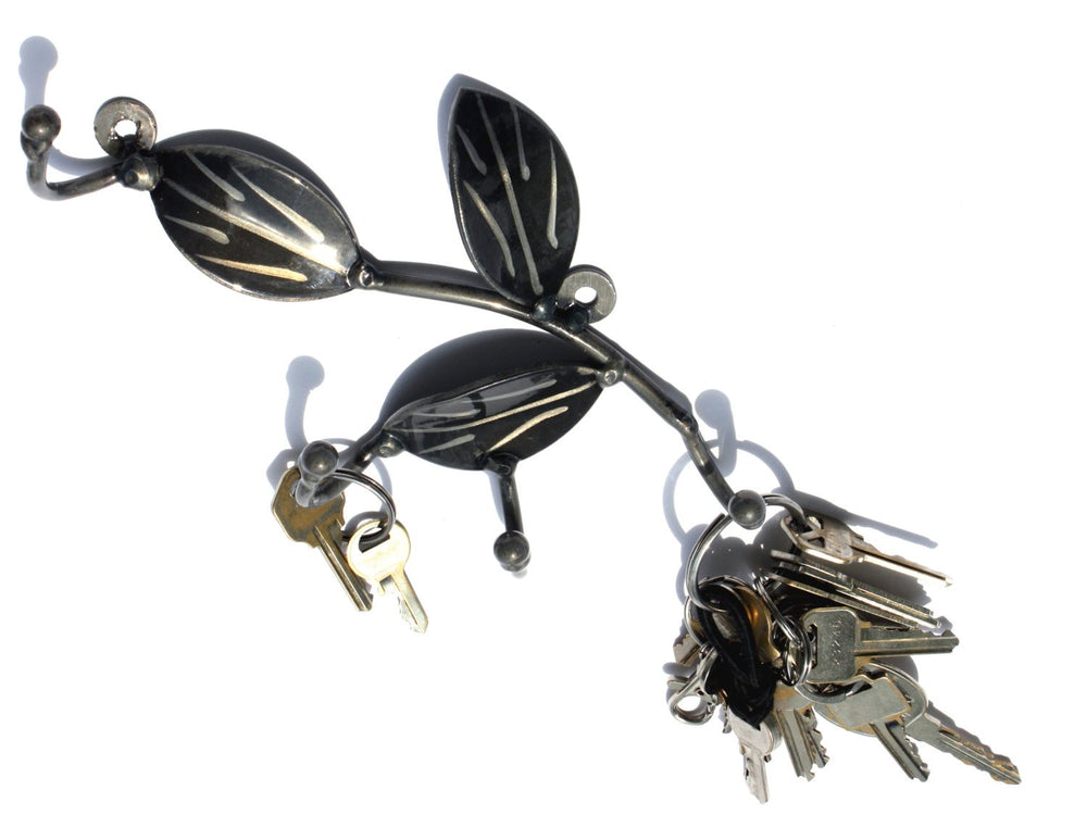 Leaf, Vine, Hook, Jewellery Hook, Jewelry Hook, Key Hook, Coat Hook, Towel Hook, Holder, Metal, Wall Mount, Small, Unique