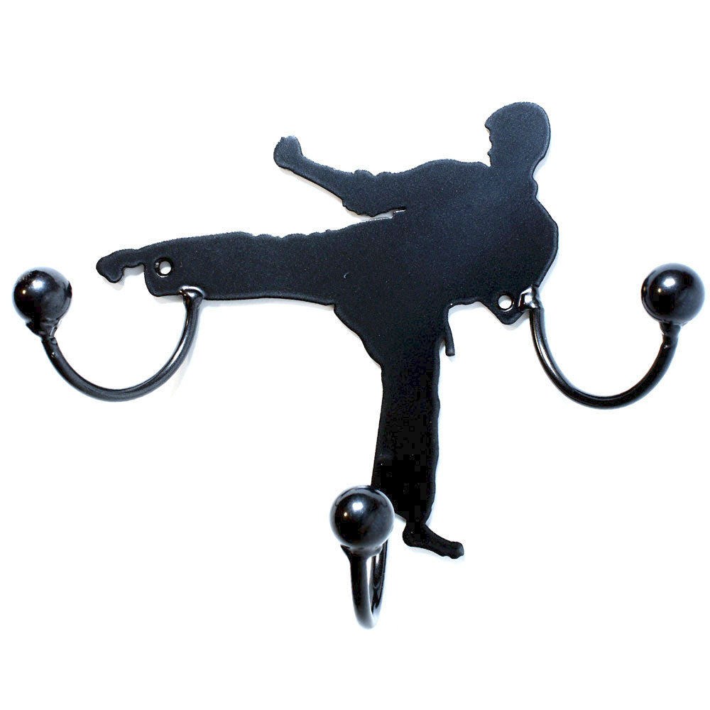 Karate Award Hook (Male) Medal Display: Wall-mounted Metal Art With Hooks Award