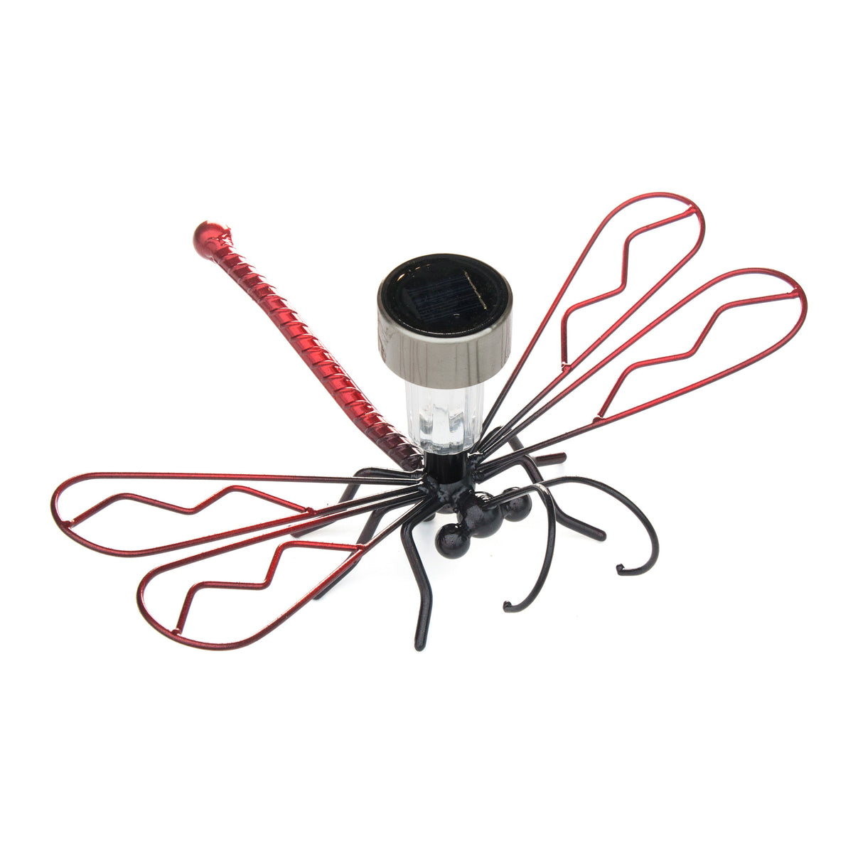 Large Dragonfly Solar Light On A Garden Stake Garden Decor Yard Metal ...