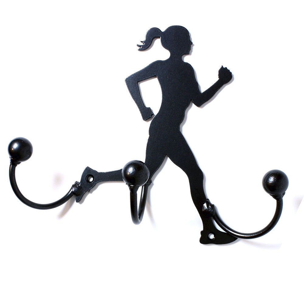 Runner Award Hook (Female) Medal Display: Wall-mounted Metal Art With Hooks Award