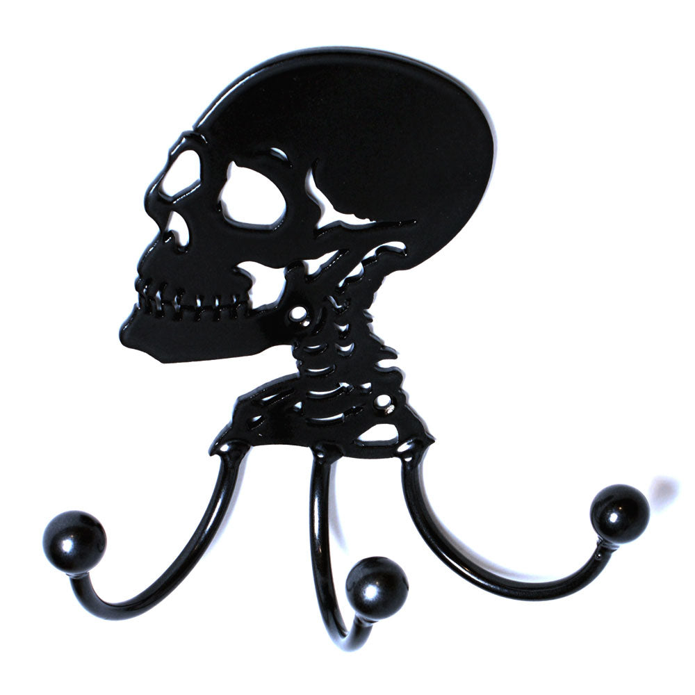 Skull Hook: Wall-mounted Decorative Metal  Skull Wall Coat Hook