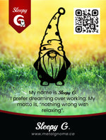 Sleepy G - Metal Gnomes Collection - Gnome on Branch