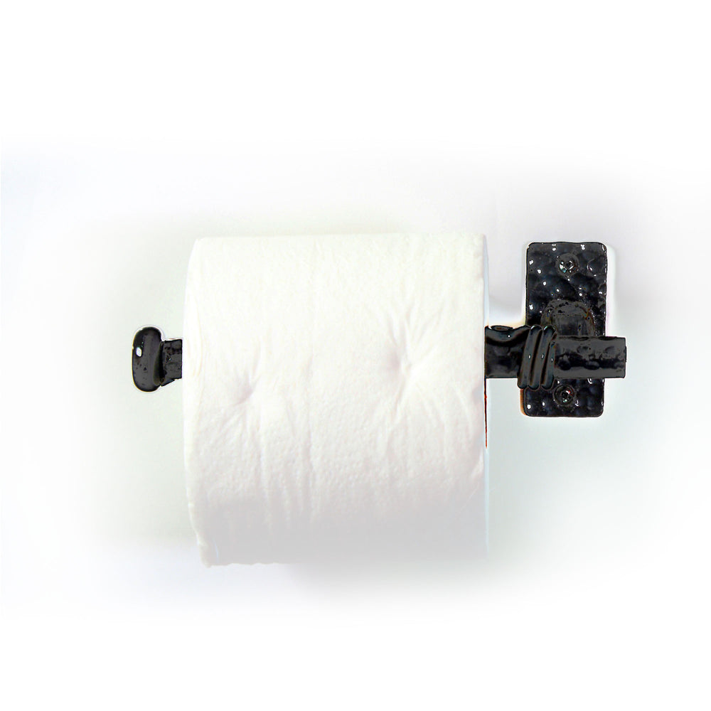Toilet Tissue Paper Roll Wall Mounted Metal Art Stand: Bathroom Decor