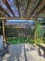 Laser Cut Metal Driveway Panels - AB11