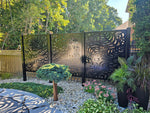Metal Decorative Backyard Panels Privacy Screen | Tree Design - TR04