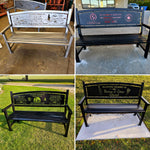 Personalized Memorial Benches Engraved  | Made In Ontario, Canada