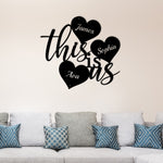This is Us - Personalized Custom Metal Sign