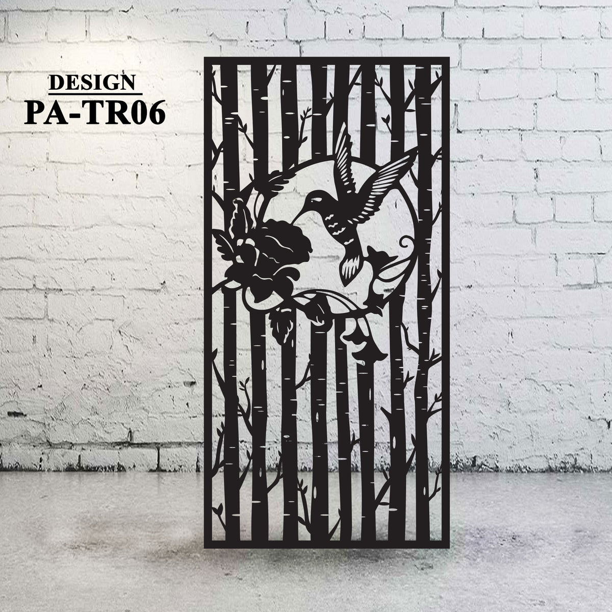 Metal Panel Privacy Screen for Deck | Decorative Backyard Gate with ...