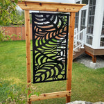 Metal Decorative Backyard Panels Privacy Screen - Tree Design TR04