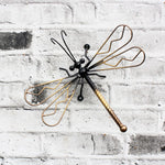 Metal Dragonfly Garden/Home Wall Art Ornament Fences And Walls Inddor/Outdoor