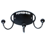 Football Award Hook: Set Of Two Metal Art Wall-mounted Awards With 3 Hooks
