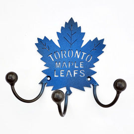 Toronto Maple Leaf hook for Awards, Coats, Towels, Hats and more! Metal Hanger with Hooks - Home Storage