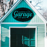 Personalized Garage Sign Wall Art Décor - Proudly Made In Canada