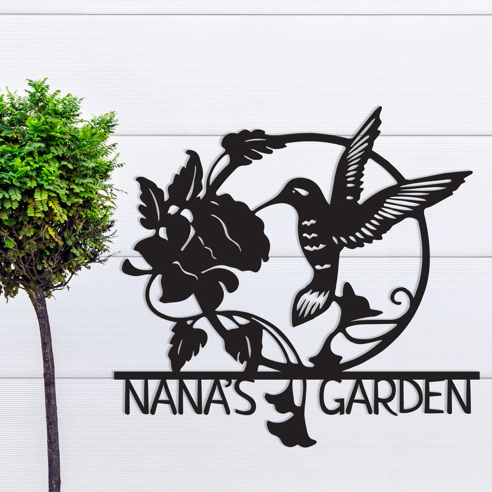 Personalized Garden Metal Sign / Custom Garden Sign / Outdoor Home Décor