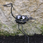 Metal Bird : Garden Sculpture Baby Bird