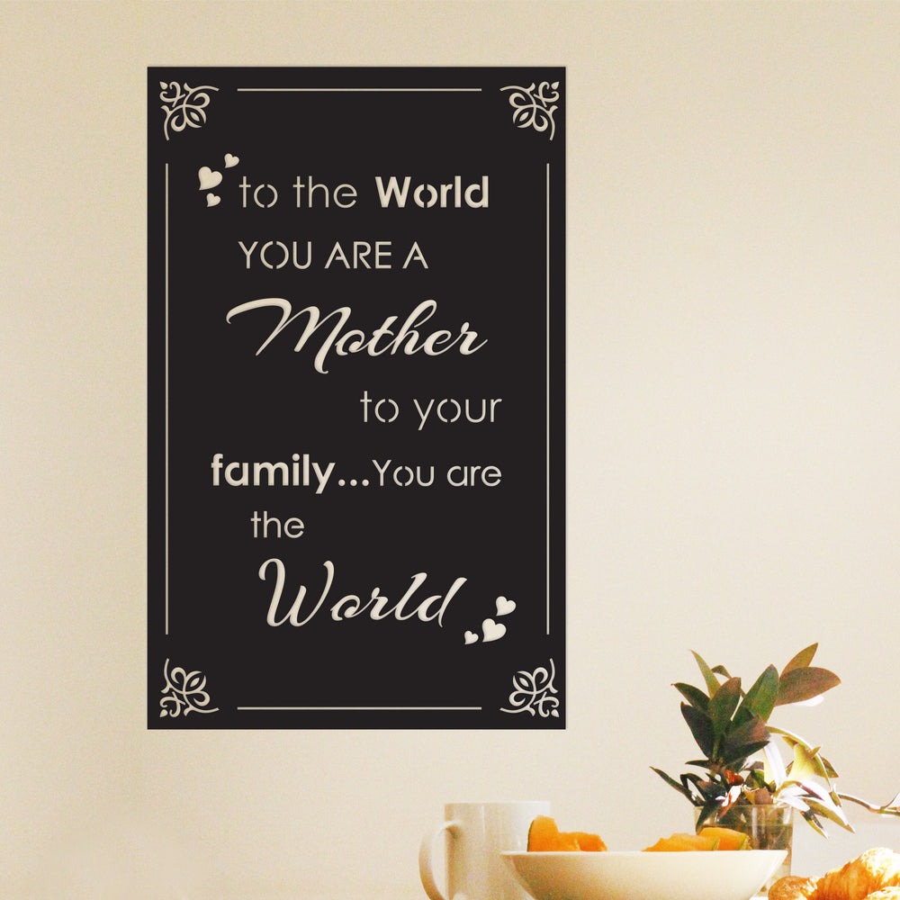 Mothers day metal sign with quote, Metal Sign Home Décor, Mothers Day Gift