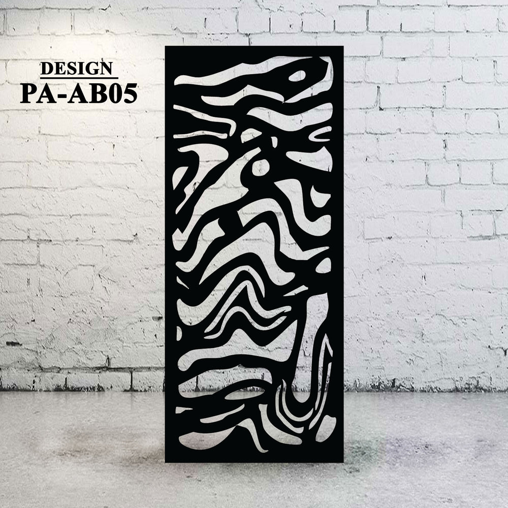 Metal Backyard/Driveway Panels Abstract Design AB05