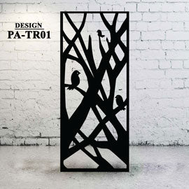 Metal Privacy Screen - Tree Design TR01 – PracticalArt